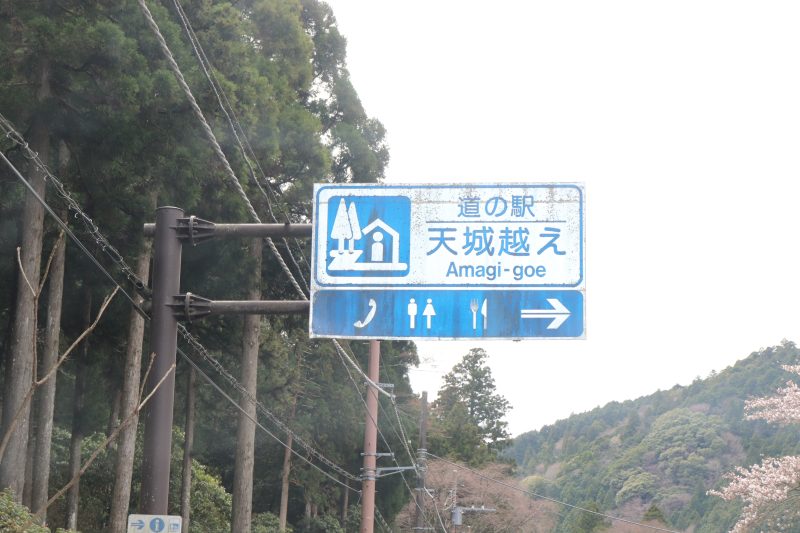 道の駅 天城越え看板