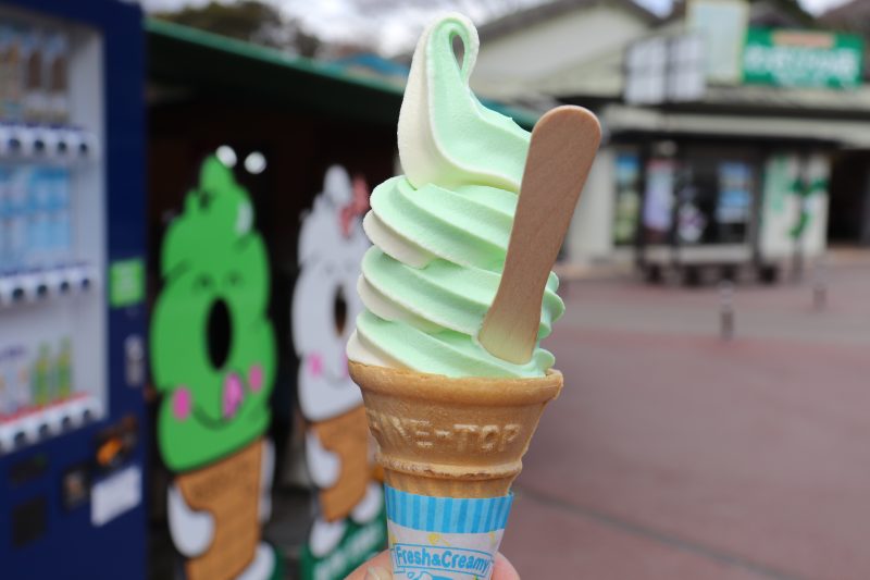 道の駅 天城越えのわさびミックスソフト