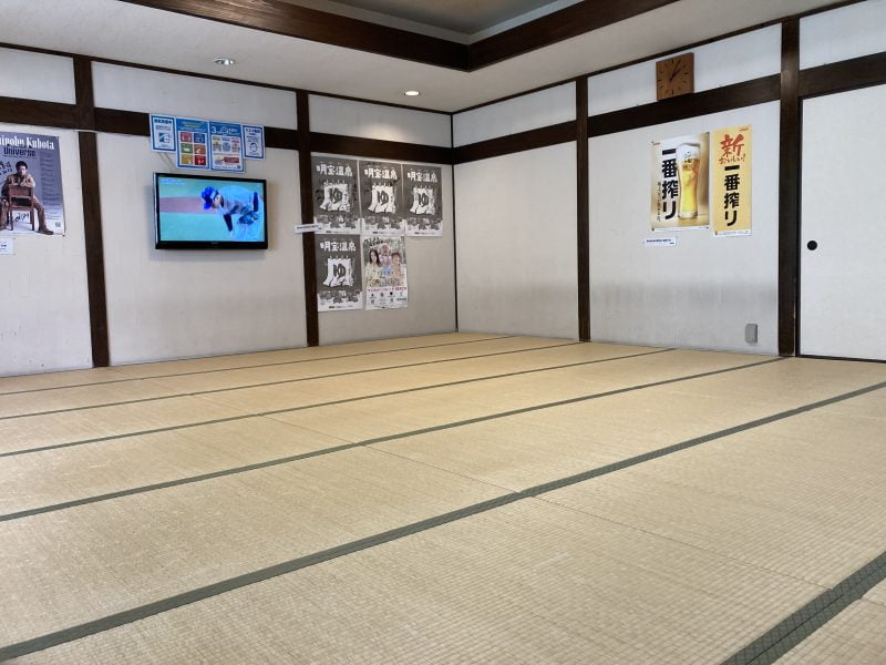 明宝温泉 湯星館の休憩所