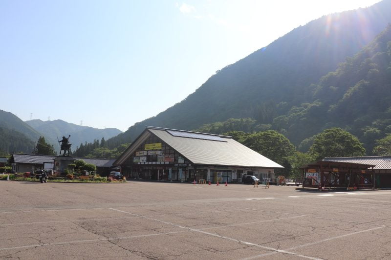 道の駅 明宝の駐車場