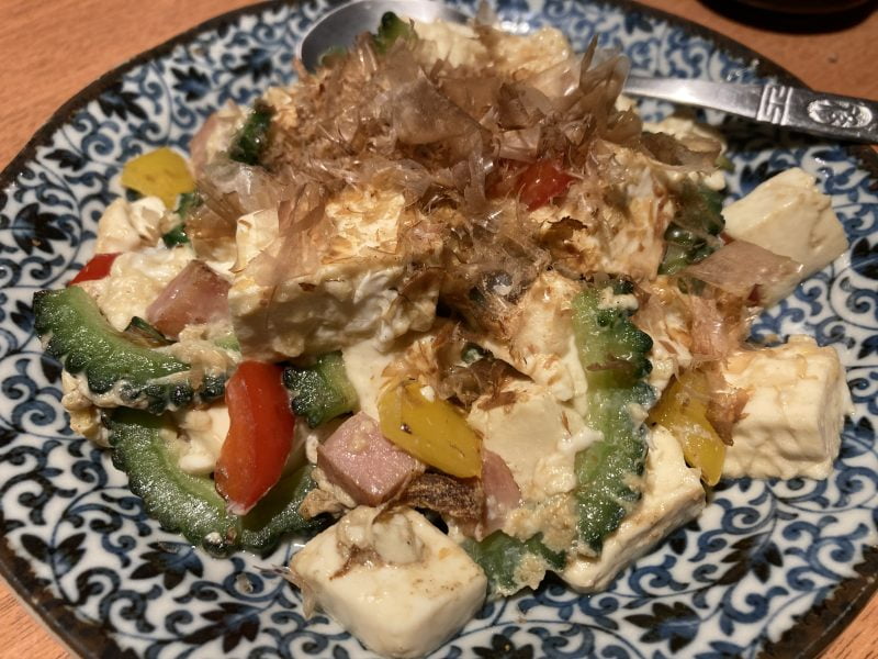 高山駅前の日本海庄やのゴーヤチャンプル