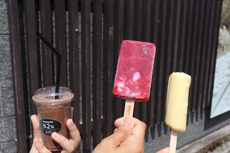岐阜  高山で食べ歩きQUONのアイス