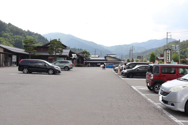 道の駅 ななもり清見駐車場