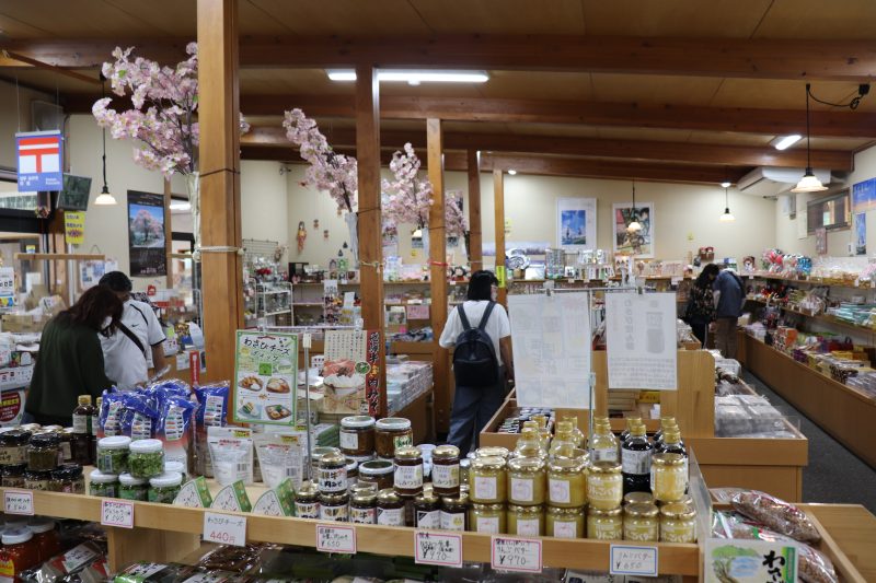 道の駅 荘川の売店