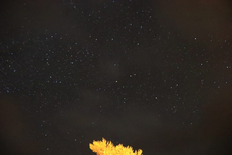 道の駅パスカル清見からの星空
