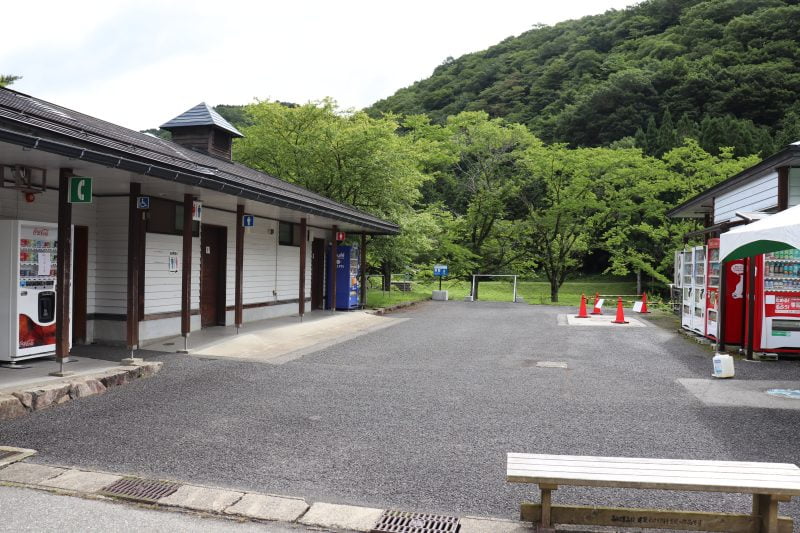 道の駅パスカル清見のトイレ入り口