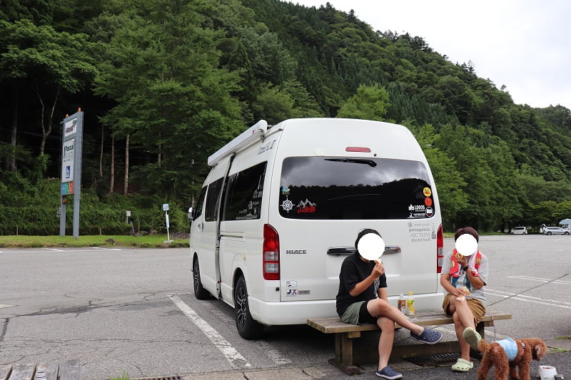 道の駅パスカル清見駐車場