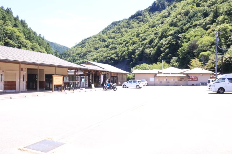 道の駅 馬瀬 美輝の里の駐車場