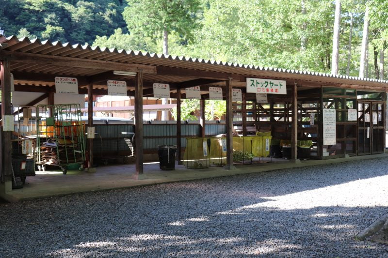 道の駅 清流白川クオーレの里。キャンプ場