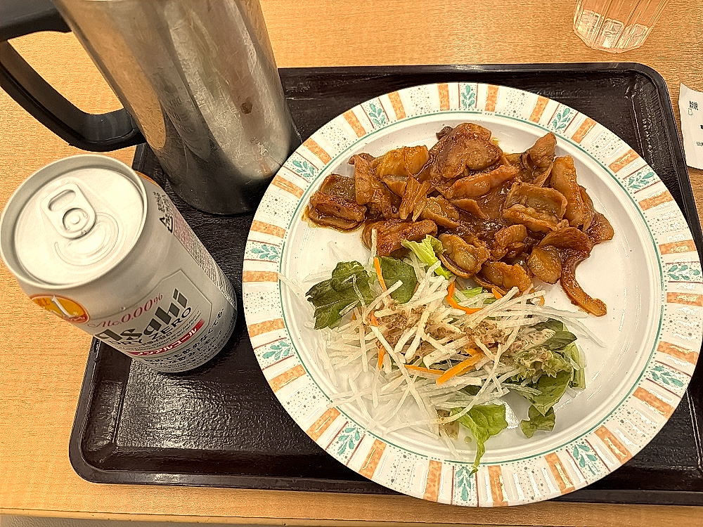 湯の華亭 可児ホルモンとノンアルビール