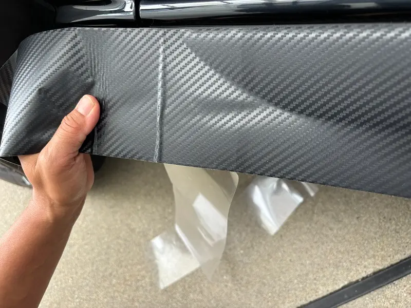 ジムニーシエラ サイドスポイラー カーボン調ステッカー