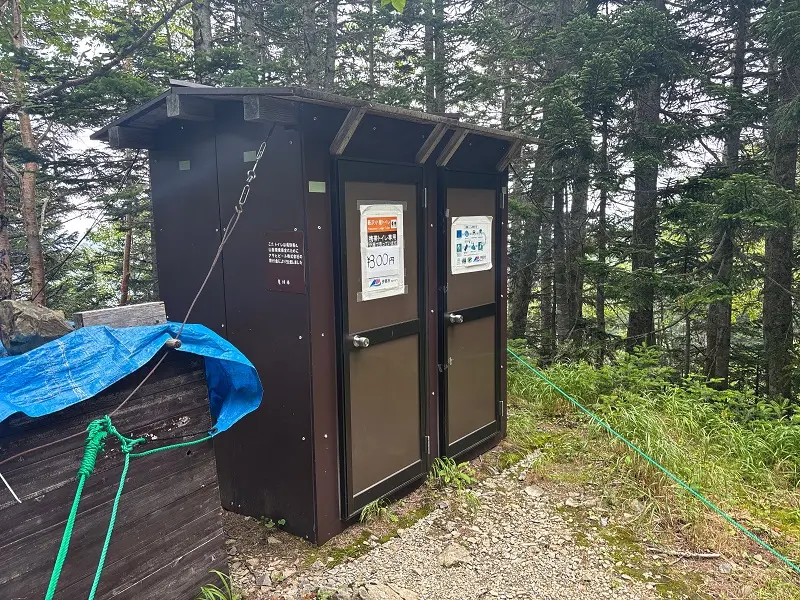 仙丈ヶ岳登山道　藪沢小屋