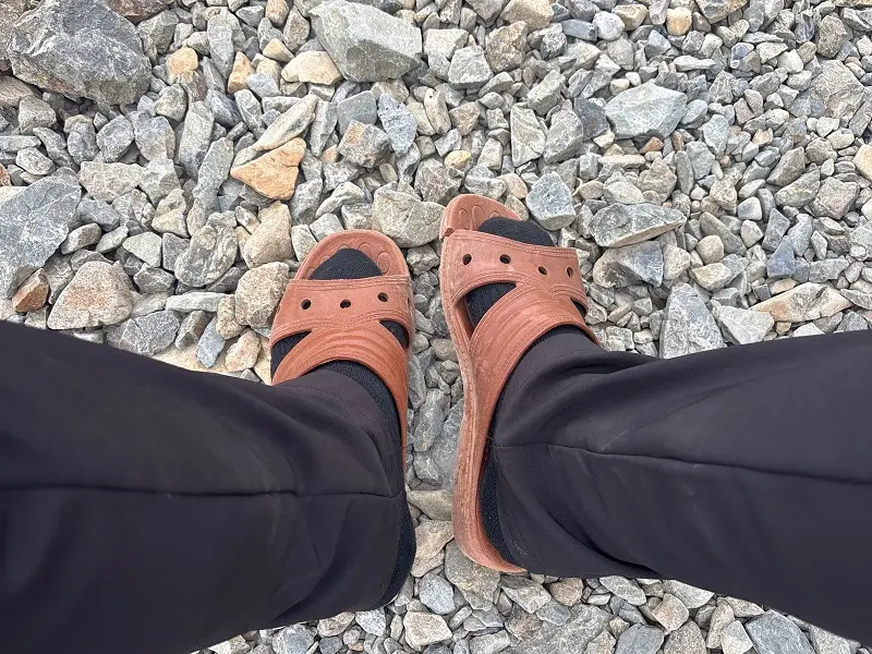 仙丈小屋の下履き