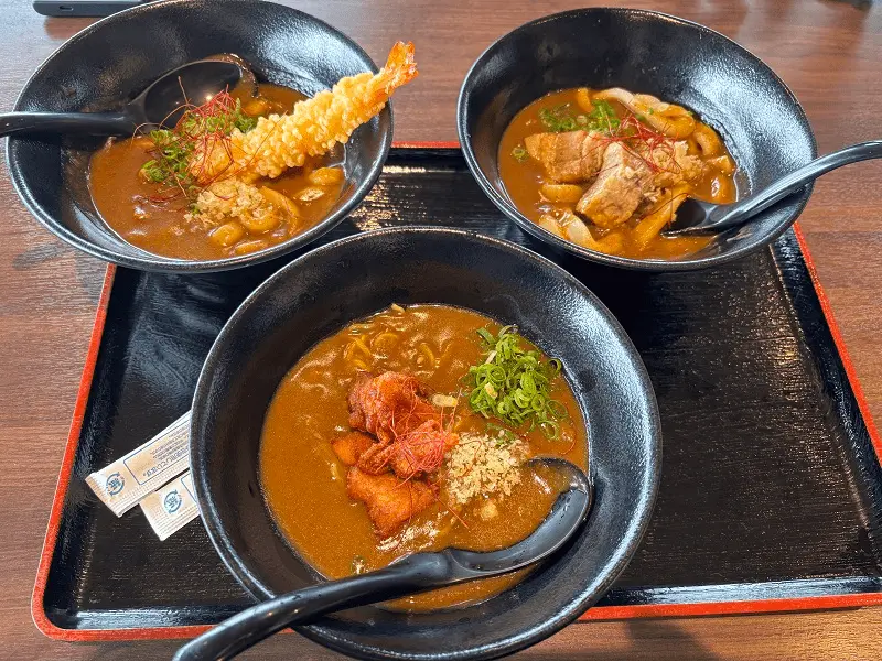 御在所ロープーウェイ山頂のカレーうどん