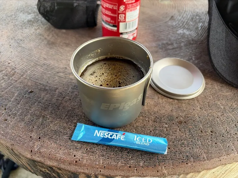 多度山にてコーヒー