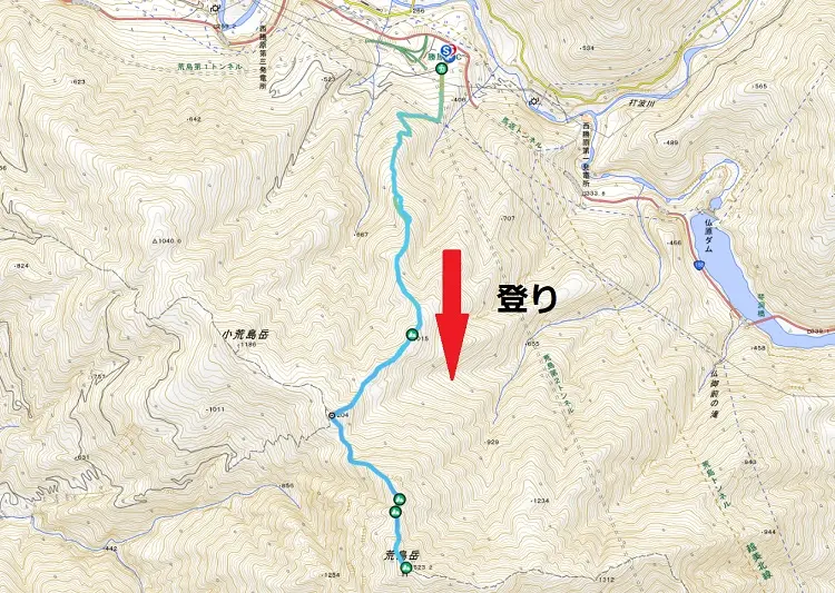 荒島岳 勝原登