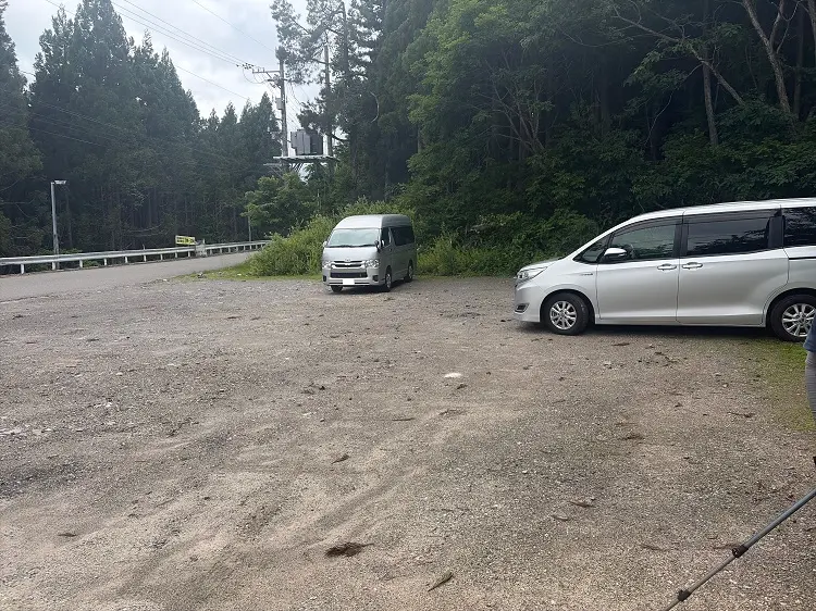 大日ヶ岳 桧峠駐車場