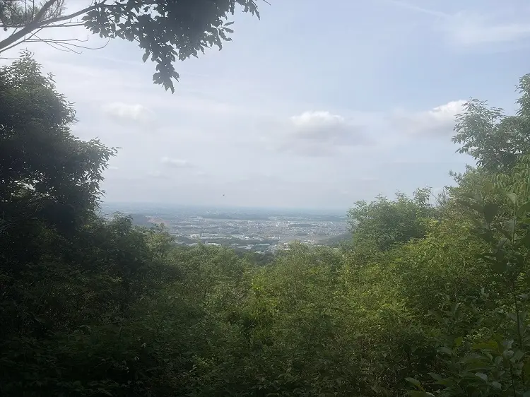 各務原アルプス 向山山頂の景色